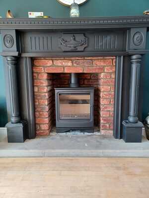 Fireplace Renovation and 5KW Multifuel Install,Baglan, Port Talbot
