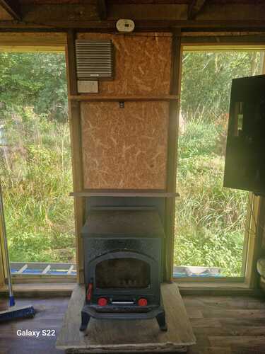 Outhouse 5KW Multifuel Stove Install in Neath Abbey, Neath Port Talbot