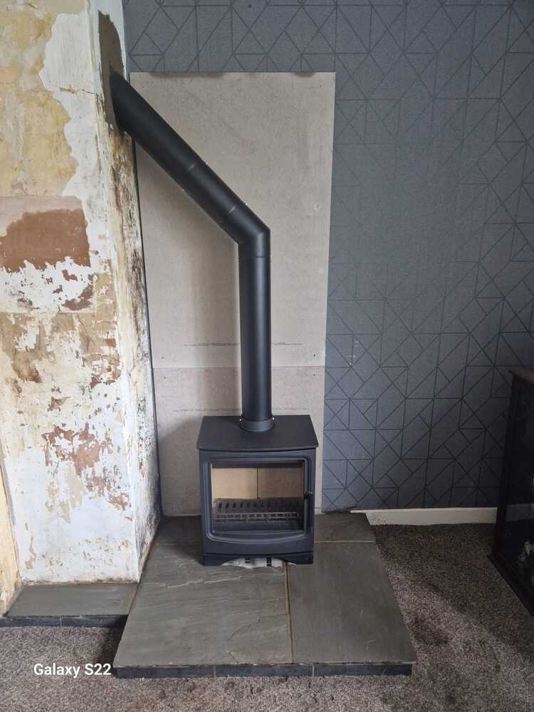 Stove buddy classic 5 Multifuel stove installation Cwmtwrch Swansea Valley