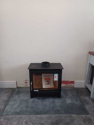 Locating new Multifuel Stove Installation, Pontyberem, Carmarthenshire Hopkins Log Burners