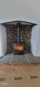 Completed 5KW Stovebuddy Multifuel Stove Install, Sketty, Swansea Hopkins Log Burners