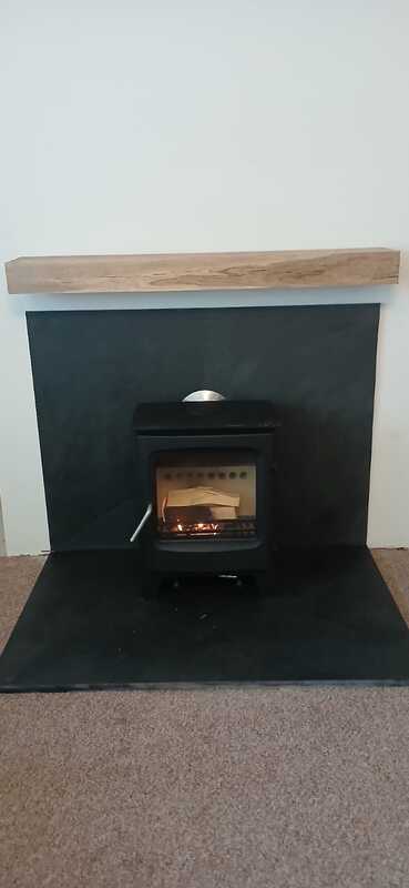 Go Eco 5 Wood Burning Stove Installation Seven Sisters, Neath Port Talbot  Hopkins Log Burners