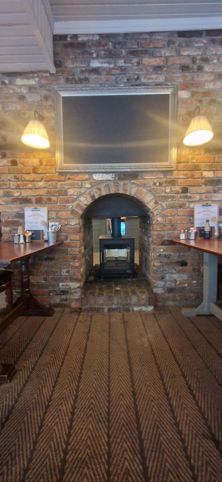 Wide view of 6.5KW Henley Multifual Stove Installation, Gower, Swansea Hopkins Log Burners